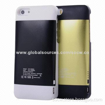 Chargers for iPhone 5/5s/ 5c, with Capacity of 2,100mAh